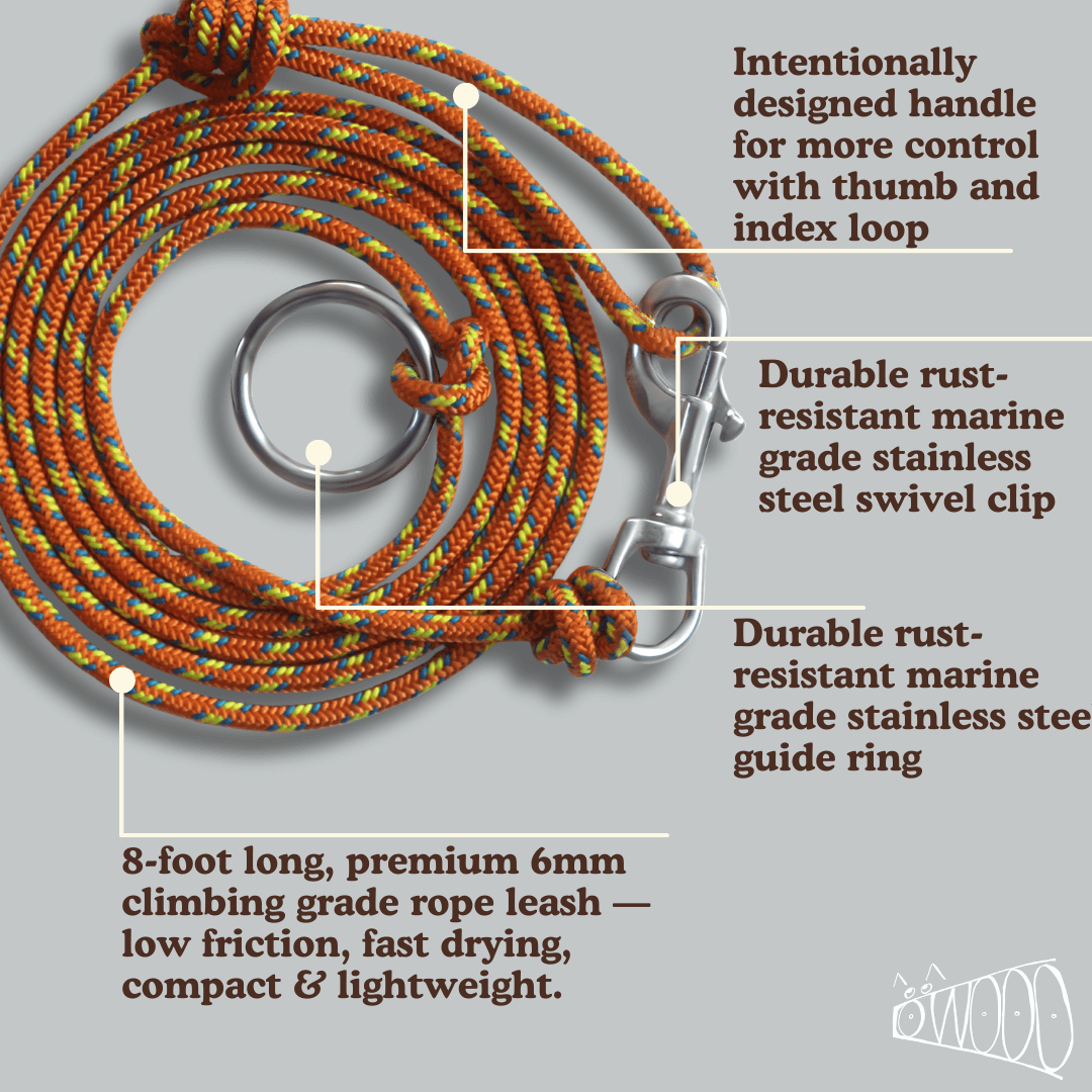 Owooo™ 2-in-1 No Pull Dog Leash