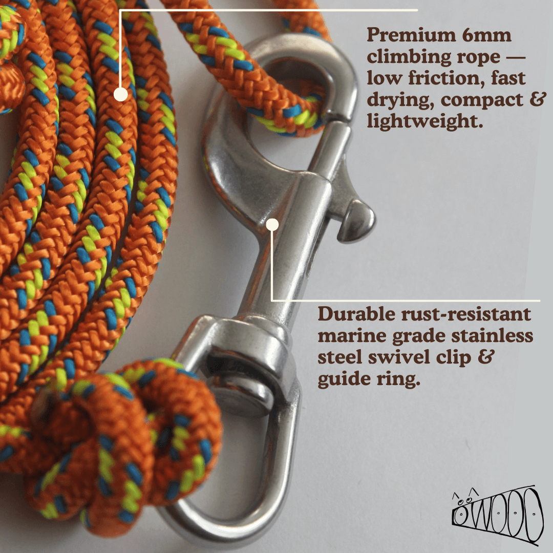 Owooo™ 2-in-1 No Pull Dog Leash